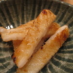 すし屋 真魚 - アオリ烏賊ミミの生姜醤油焼