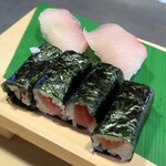 葵 - 鉄火巻、カンパチ