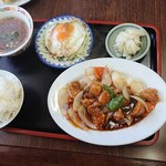 チャイナ秀 - 別の日の酢豚ランチ