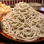 味奈登庵 - #食べログ的に撮るとこうなる。　
      大盛りはさすがのボリューム