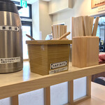 そばの神田 東一屋 - コンディメンツ。