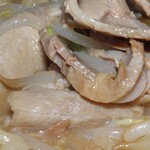 らーめんでぽっと - スープを吸った豚!(^^)!