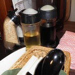 らーめんでぽっと - 卓上セット