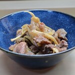 家庭料理 小川 - 牛肉と新しょうが