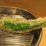 てんぷら 深町 - 万願寺唐辛子