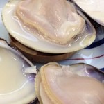 日の出 - お待ちかねの、焼き蛤です。