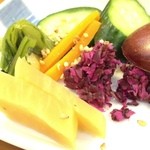 日の出 - 漬物が、美味い！