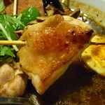 スープカリー スアゲ プラス - パリパリ知床鶏