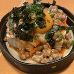 味ごよみ優月 - 納豆キムチやっこ