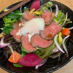 ベジテラス - 料理写真:ローストビーフ丼