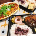 かふぇにこ - あいがけカレー弁当&おかず弁当♬