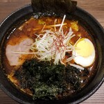 麺処 メディスン麺 - 極辛麺 1020円(+岩のり 120円)