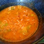 「海老つけ麺」の”つけダレ”