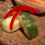 オオクサ - 奥様とご挨拶していただいたのは白瓜に赤パプリカ　初夏ですね