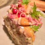 オオクサ - 酸味を少し上げて初夏仕様にしたポテトサラダ　相変わらず美味しいです　大好きな味です