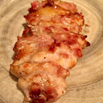 オオクサ - 熊野地鶏のせせり　今日はマイギネス更新しっ放しですよー