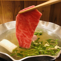 東京肉しゃぶ家 - サーロインはさっと湯通し！