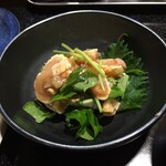 三酉屋 - ささみの酒盗和え