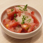 トンテキ食堂8 - トマトのサラダ(400円)