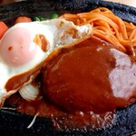 中央軒 - ハンバーグ定食【Apr.2020】