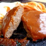 中央軒 - ハンバーグ定食【Apr.2020】