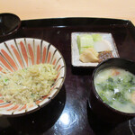 料理屋 みや﨑 - 蟹ご飯と味噌汁