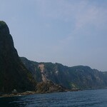 みさき - 帰り道の小樽で乗船した観光船から見た、積丹半島の景色です