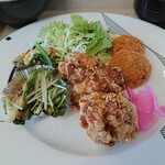 福祉センター食堂 - 塩唐揚げ定食