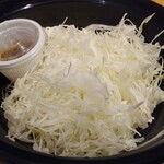 Katsudonno Katsusato - キャベツ100円(ドレッシング付) 