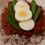 イヌヤマ キナコ カフェ - トマトカレーのアップ