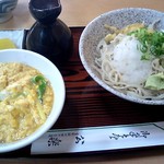 公楽 - おろしそばと玉子丼