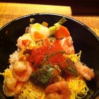 黒尊 - アボカドの海老の丼