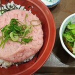 Sukiya - まぐろたたき丼 & おろしぽん酢！  すきやで一番うましっ！