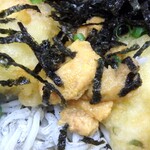 丼や 和華 - 海苔の下に隠れてたウニ♪