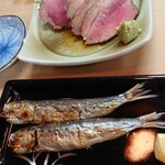 おでん割烹 ひで - 鴨ロースや丸干し