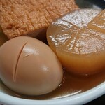 おでん割烹 ひで - おでん旨いです。(絶妙に塩たってない塩梅がヤバい)