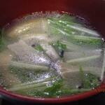 くじらのお宿 一乃谷 - 鯨汁