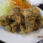 くじらのお宿 一乃谷 - 鯨竜田揚げおかわり