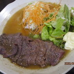 くじらのお宿 一乃谷 - 鯨ステーキ