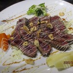 くじらのお宿 一乃谷 - ラム肉たたき