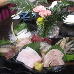 くじらのお宿 一乃谷 - 鯨刺盛