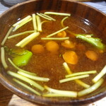 一富士 - なめこの味噌汁