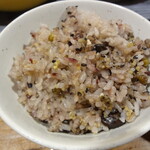 一富士 - お豆と雑穀のご飯