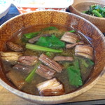 一富士 - 芋がらの味噌汁