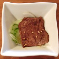 白碗竹快樓 赤坂店 - 元祖 黒酢の酢豚 1300円 のチャーシュー