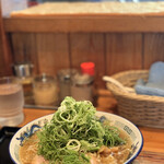 中華蕎麦 春馬 - 朝ラーセット（普）700円に九条ねぎTP100円