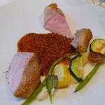 ラ・カシェット - ポークも付け合わせのお野菜も美味