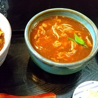 日本橋 やぶ久 - ミニカレー南蛮そば ♪