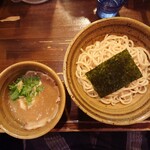 つけ麺 えん寺 - ベジポタ肉入りつけ麺(太もちもち麺)