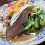 季節一品料理 藤原 - 〆鯖♪